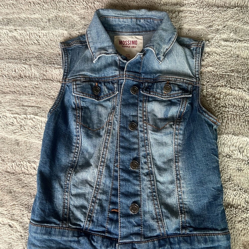 Denim Vest, XS, Mossimo, blue denim